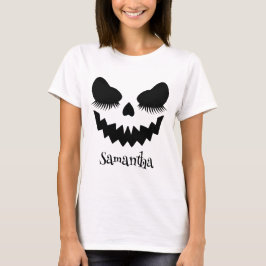 Kürbislaterne Pumpkin Face Halloween T-Shirt