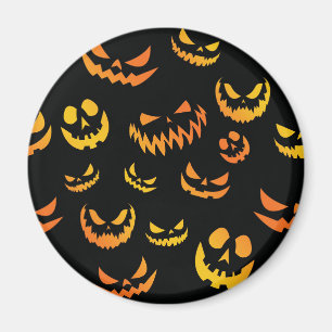 Kürbislaterne Pumpkin Face Magnet