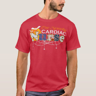 Kürbislaterne Pumpkin One Spookokac Cardiac Nurse T-Shirt