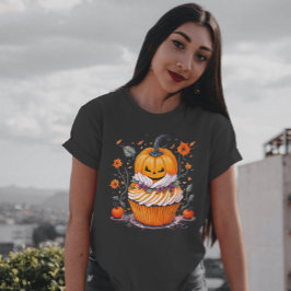 Kürbislaterne Wasserfarbe Pumpkin Saison T-Shirt