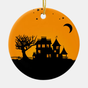 KürbislaterneManor Keramikornament
