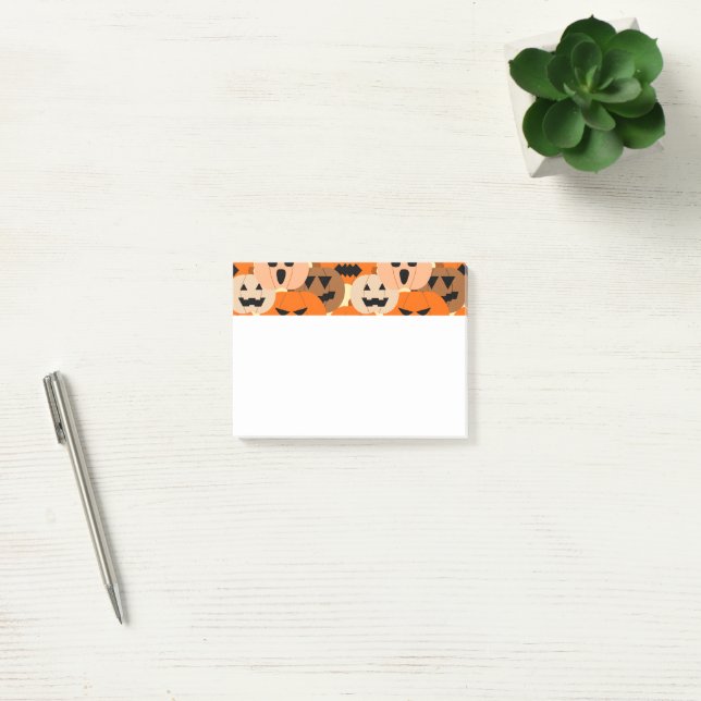 Kürbislaternen Post-it Klebezettel (Büro)
