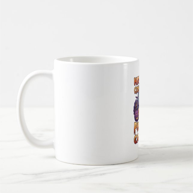 Kürbislieder Halloween Hexenhut Jack Lantern Ba Kaffeetasse (Links)