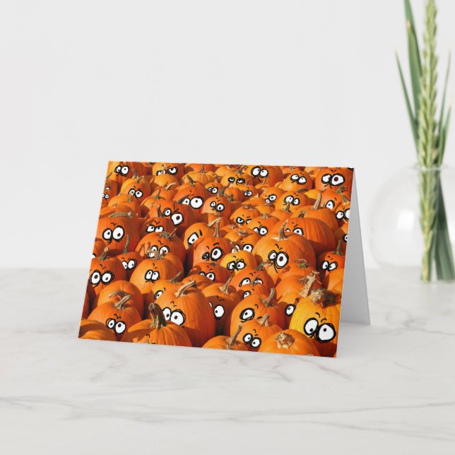 Kürbismanie Karte (Vorderseite)