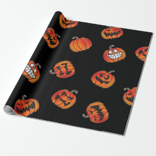 Kürbismuster Geschenkpapier