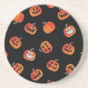 Kürbismuster Getränkeuntersetzer