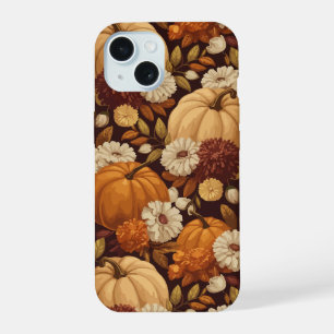Kürbismuster Herbst Ernte Design iPhone 15 Hülle