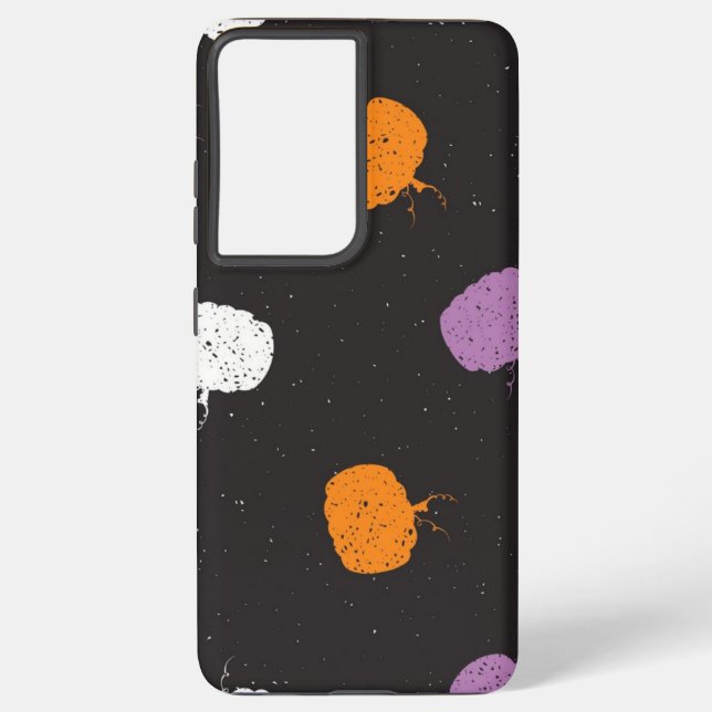 Kürbismuster Samsung Galaxy Hülle (Rückseite)