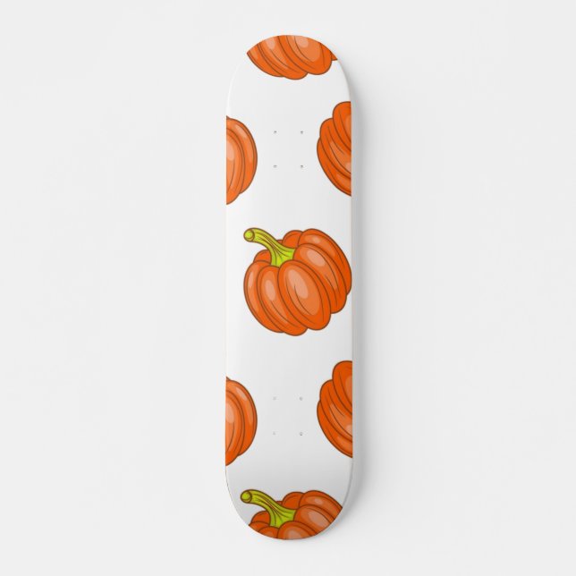 Kürbismuster Skateboard (Vorne)