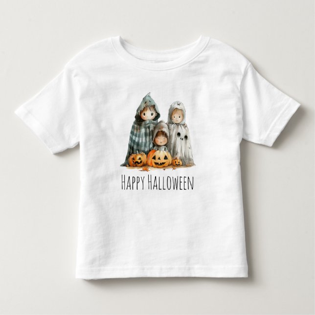 Kürbisparade - Eine sanfte Halloween-Ansammlung Kleinkind T-shirt (Vorderseite)