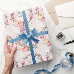 Kürbisparadies Thanksgiving Geschenkpapier
