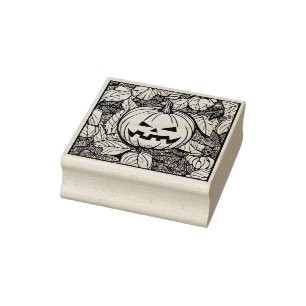 Kürbispflaster Briefmarke Gummistempel