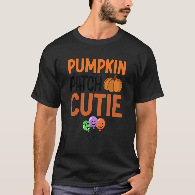 Kürbispflaster-Süsse Halloween Fall T-Shirt (Vorderseite)