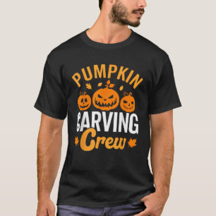 Kürbisschnitzcrew Familie passende Kürbiskopf  T-Shirt