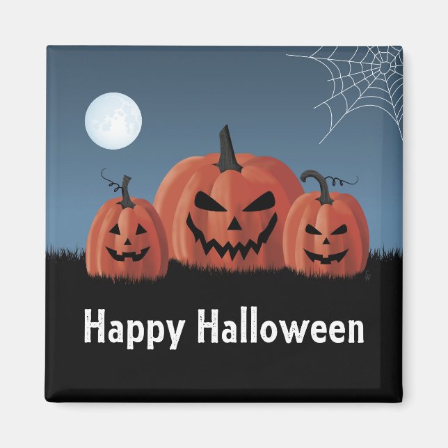 Kürbisse Halloween Magnet (Vorne)