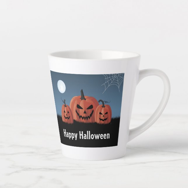 Kürbisse Halloween Milchtasse (Rechts)