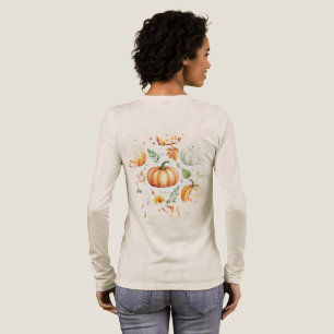 Kürbisse im Morgenlicht Tri-Blend Shirt
