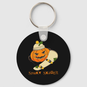 Kürbisskateboard Halloween-Kostüm Spaß Skateboard Schlüsselanhänger