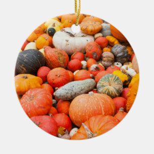 Kürbissorte zum Verkauf, Deutschland Keramikornament