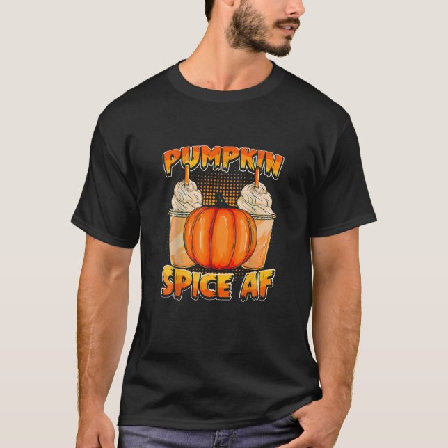 Kürbisspice Halloween Apparel Halloween-Kostüm T-Shirt (Vorderseite)