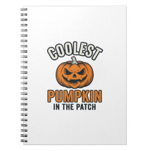 Kürbisste Vintage Halloween-Shirt Notizblock