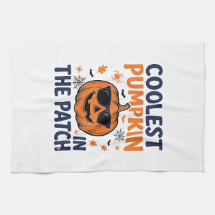 Kürbisster Halloween-Shirt_1 Geschirrtuch