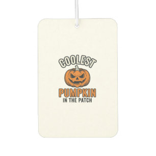 Kürbisster Vintage Halloween-Shirt Autolufterfrischer