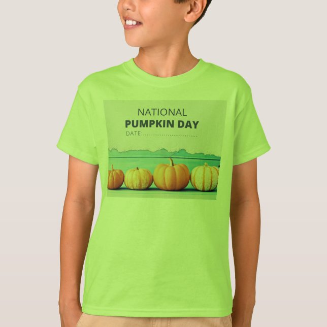 Kürbistag T - Shirt (Vorderseite)
