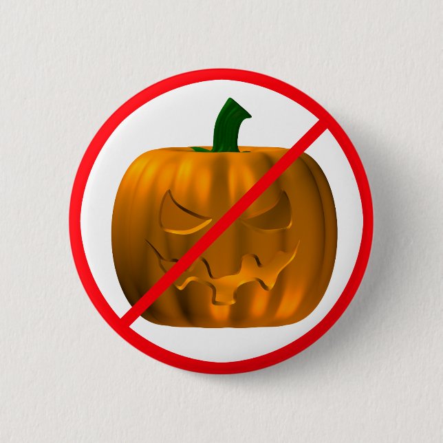 Kürbisverbote Button (Vorderseite)