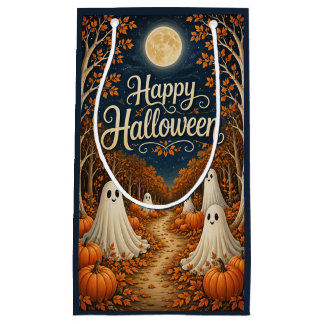 Kürbisweg Halloween Ernte unter Mondlicht Kleine Geschenktüte