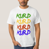 Kurde in den Farben