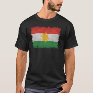 kurdische Flagge Kurdistans T-Shirt