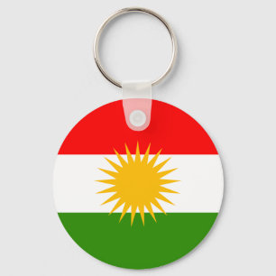 Kurdische Flagge Schlüsselanhänger