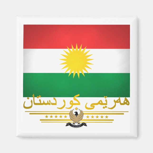 "Kurdischer Pride 2" Magnet (Vorne)