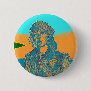 Kurdischer YPJ Kämpfer 6 Button