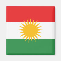 Kurdish Flag Magnet
