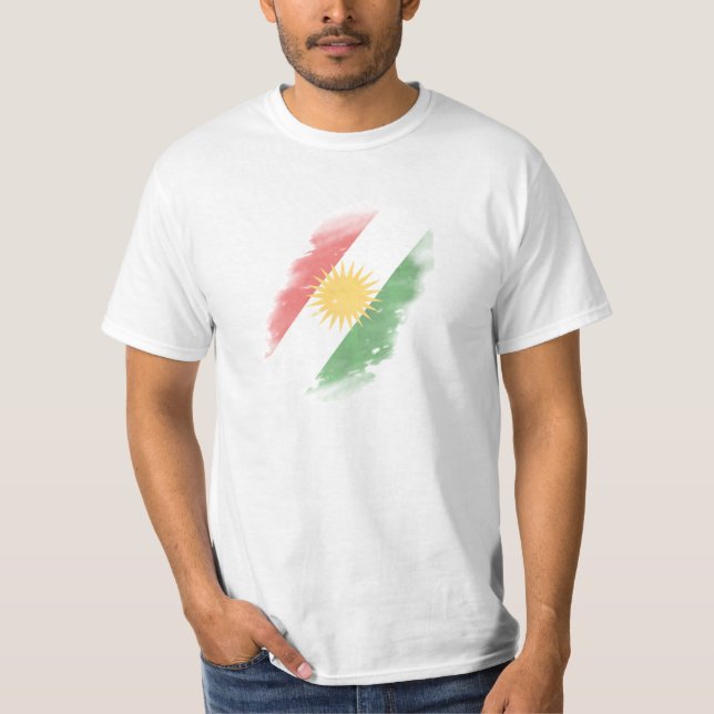 Kurdish Flag T-Shirt (Vorderseite)