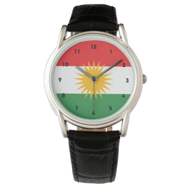 Kurdistan Armbanduhr (Vorderseite)