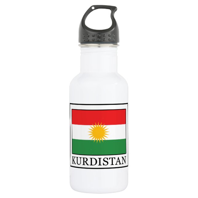 Kurdistan Edelstahlflasche (Vorderseite)