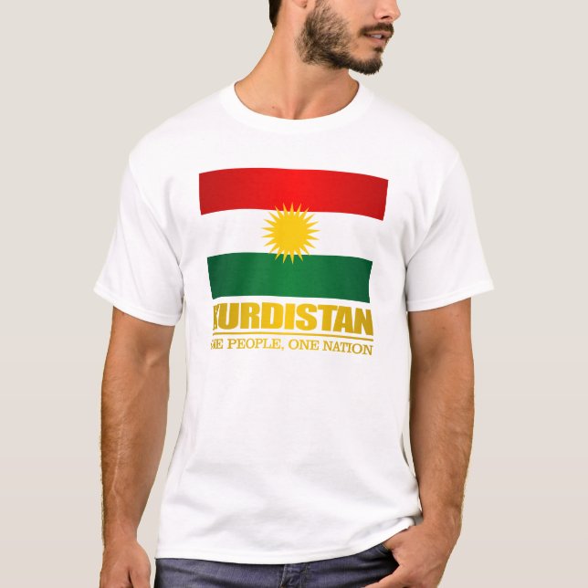 Kurdistan (ein Volk, eine Nation) T-Shirt (Vorderseite)