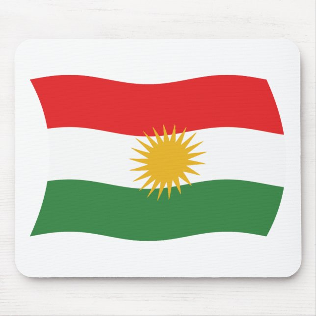 Kurdistan Flag Mousepad (Vorne)