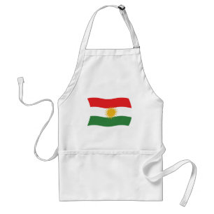 Kurdistan-Flagge-Schürze Schürze