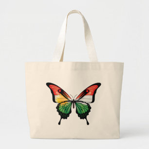 Kurdistan Frack Butterfly Flag Jumbo Stoffbeutel