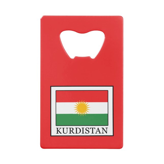 Kurdistan Geldbeutel Flaschenöffner (Vorderseite)