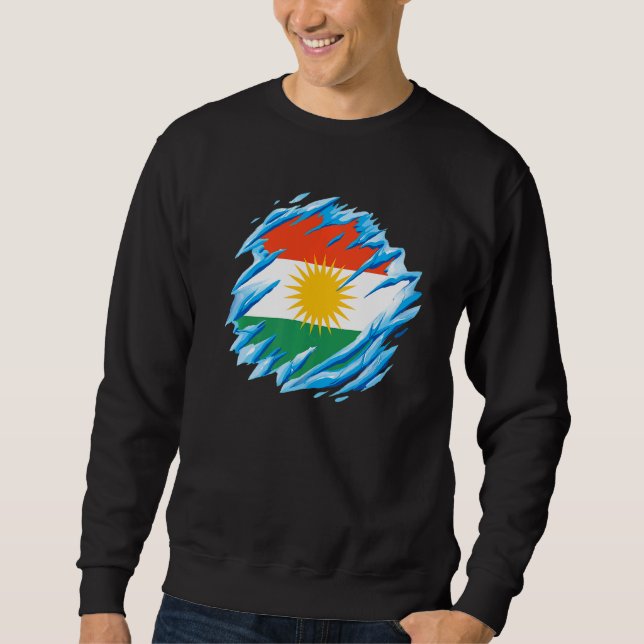 Kurdistan Kurdisch Sweatshirt (Vorderseite)