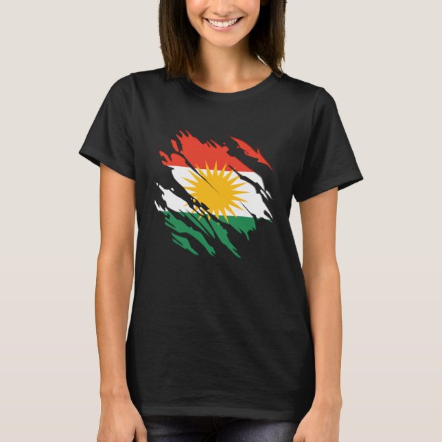 Kurdistan Kurdish T-Shirt (Vorderseite)