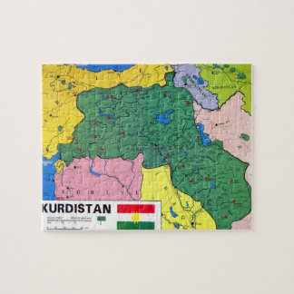 KURDISTAN MAP Puzzle exclusif