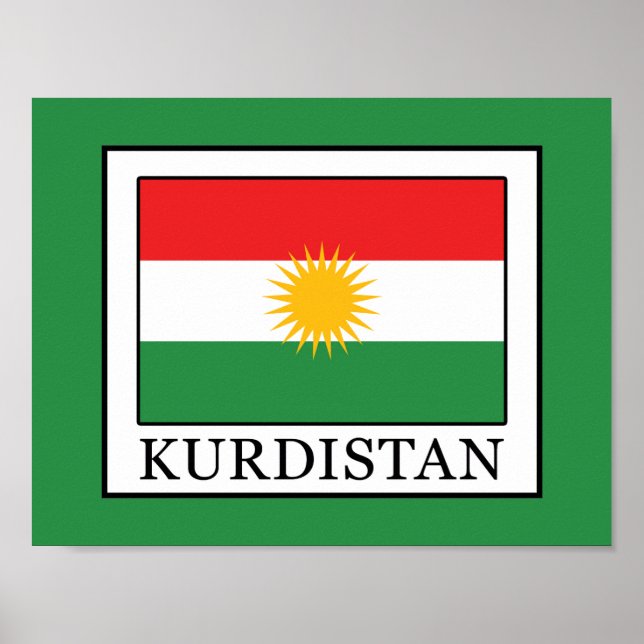 Kurdistan Poster (Vorne)
