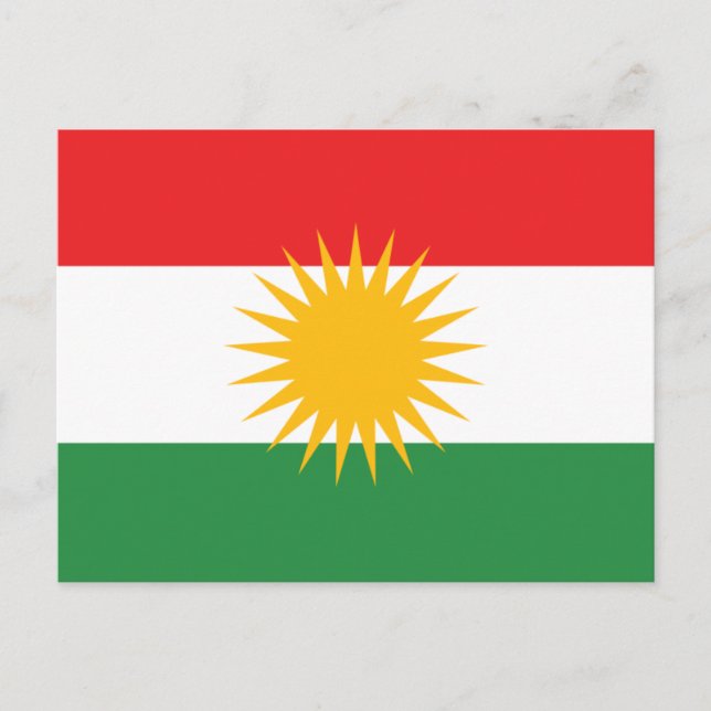 Kurdistan Postkarte (Vorderseite)