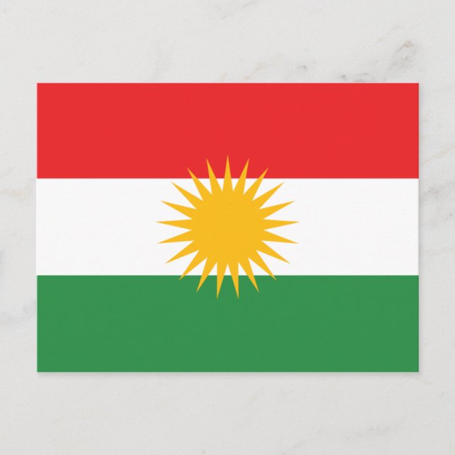 Kurdistan Postkarte (Vorderseite)